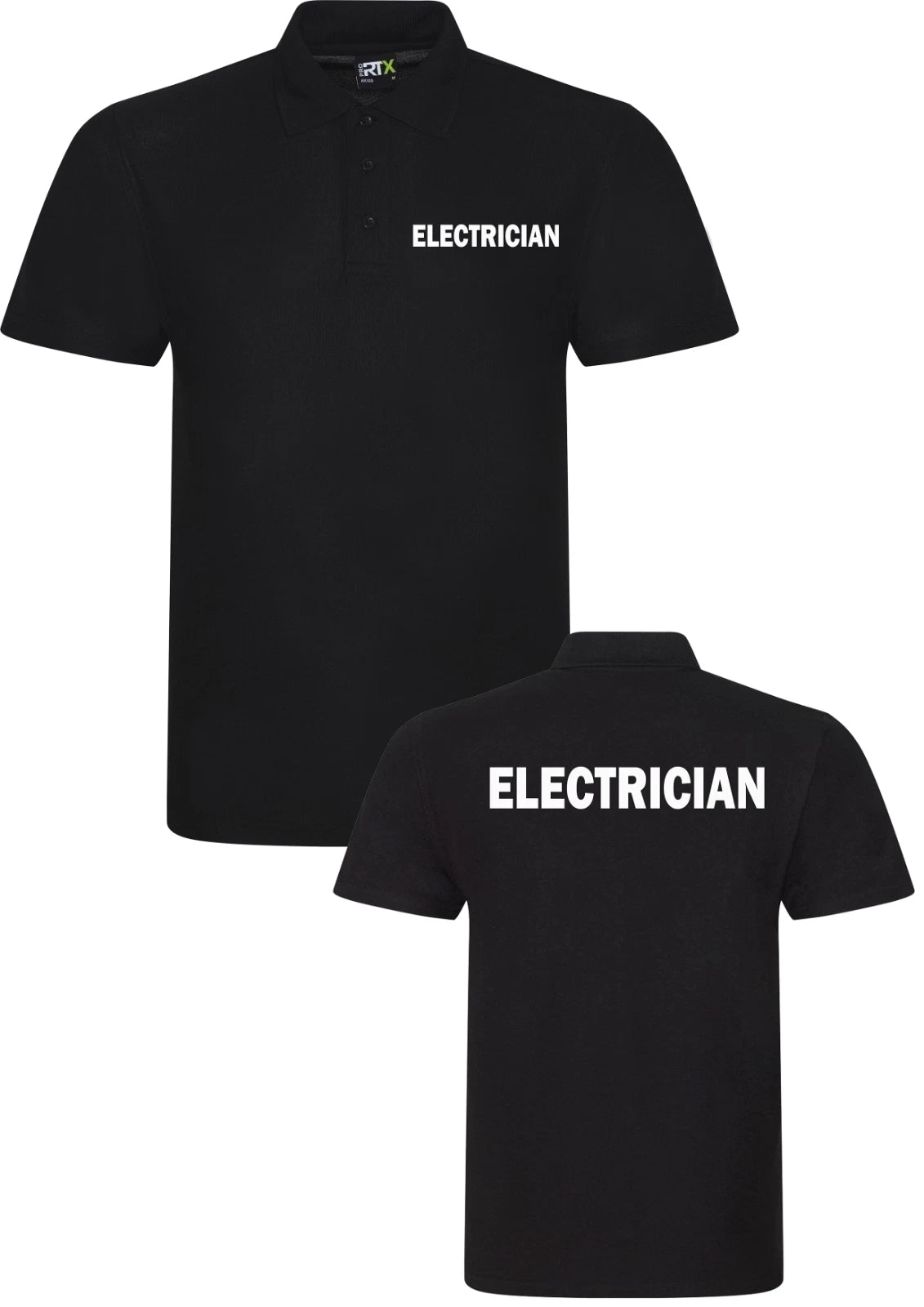 Electrician POLO SHIRT WORKWEAR Approved Licence company uniform industrial TOP