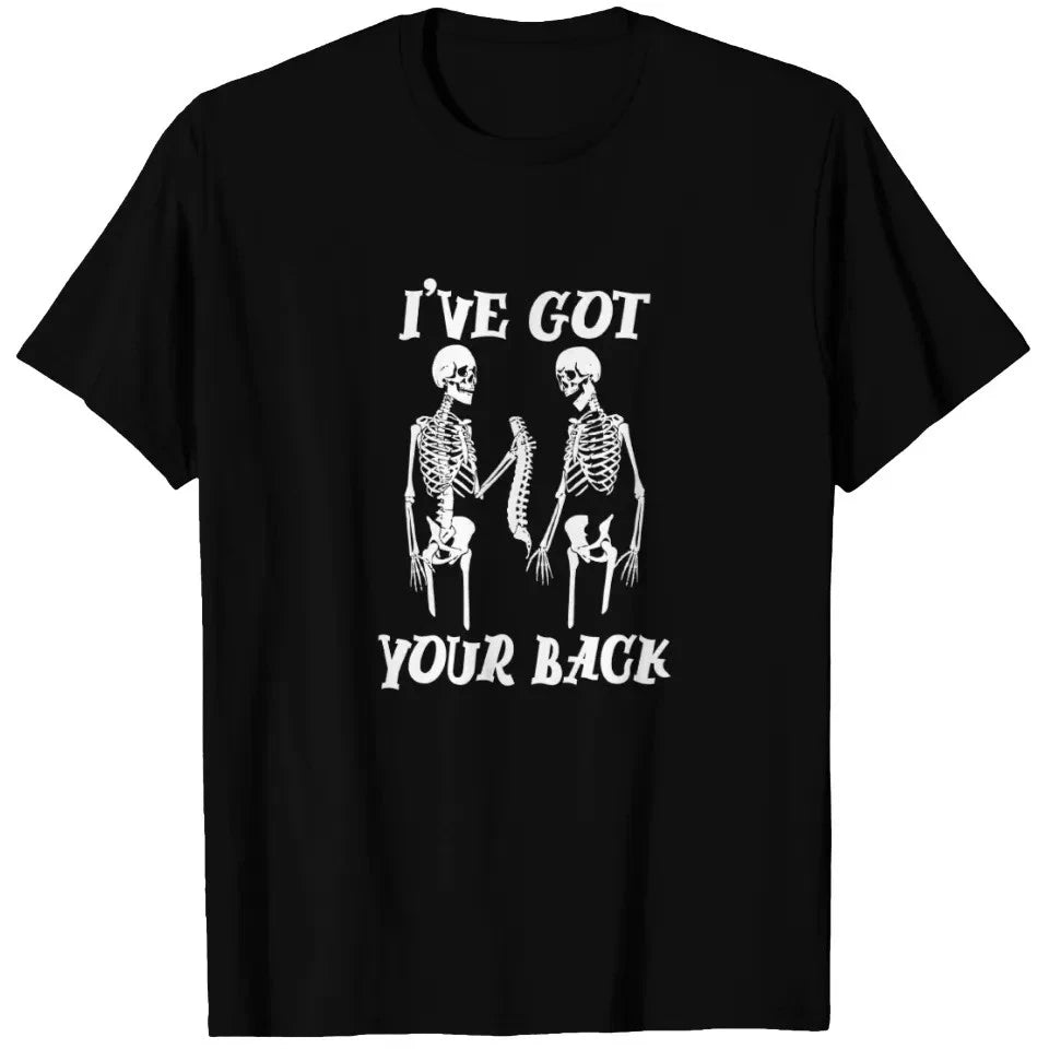 I've Got Your Back Halloween Skeleton Skull Men An T Shirts