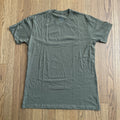 True Classic Premium Quality Crew Neck Tee T Shirt MILITARY GREEN Mens MEDIUM M Unisex