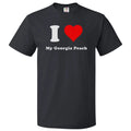 I Love My Georgia Peach T shirt I Heart My Georgia Peach Tee Unisex