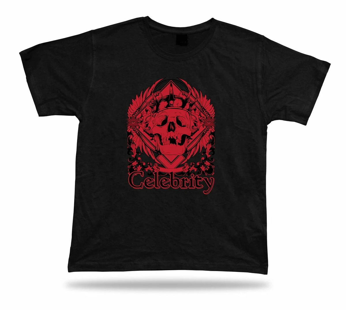 Tshirt Tee Shirt Birthday Gift Idea Royal Celebrity Death Skull Gothic Emblam Unisex