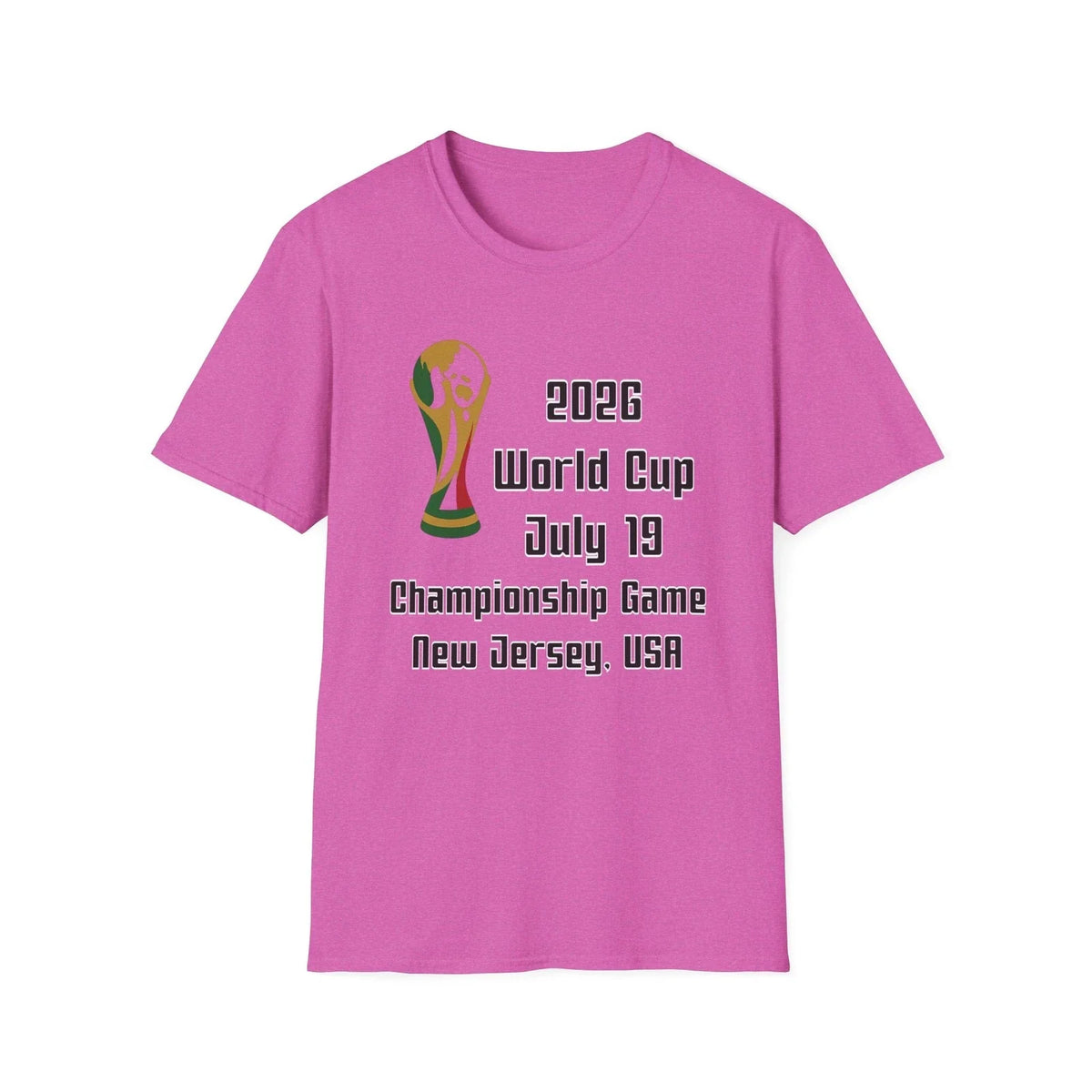 2026 World Cup July 19 Championship USA | New Jersey Soccer Unisex