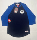 LA Galaxy Shirt Mitchell & Ness Henley Men’s S Small 3/4 Sleeve Blue MLS NWT Unisex