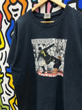 Vintage 2000s Eric Cantona Kung Fu Kick tshirt size L / Soccer / Football Unisex