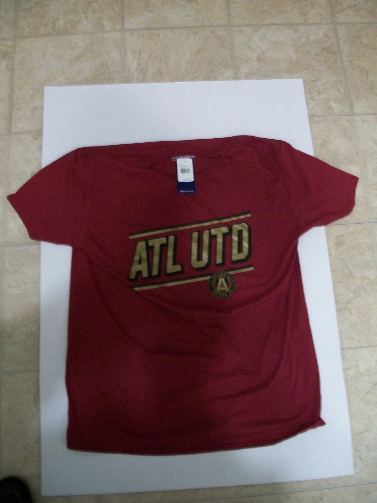 ATLANTA UNITED MLS OFFICIAL SOCCER MEN'S XL HEAVY MASCOT T- SHIRT NEW OLD STOCK Unisex