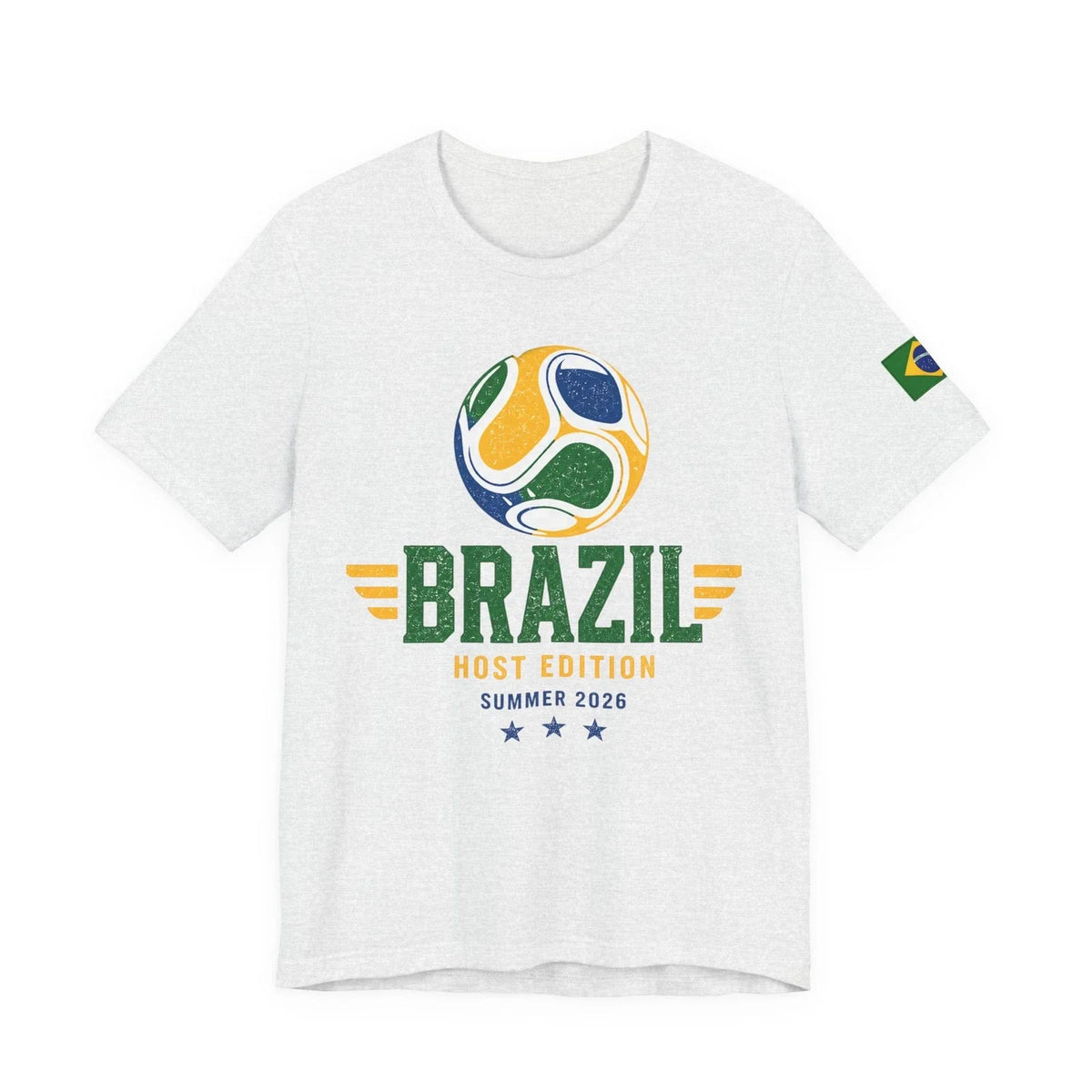 Brazil Soccer Fan Shirt Host Edition Summer 2026 Unisex Match Day Tee Unisex