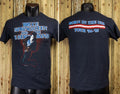 Vintage Bruce Springsteen Born In The USA Tour Concert T Shirt 1984-1985 Black Unisex