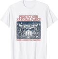 Protect Our National Parks Cryptid Nature Protection Horror T-Shirt