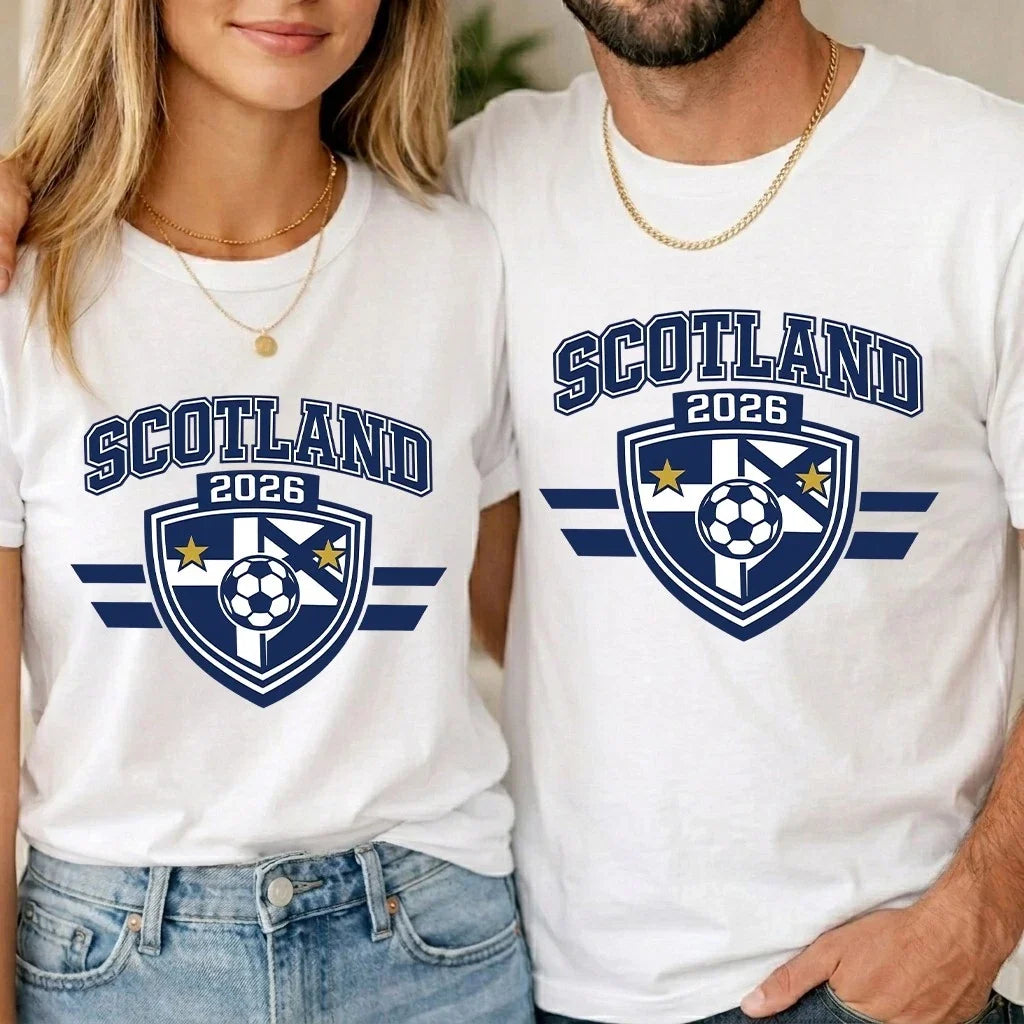 Scotland World Cup 2026 Football Fan Kids Unisex T Shirt Scottish Soccer Tee Unisex