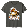 Coffee Before Chaos Coffee Lovers Beverages Men Women Graphic Tee