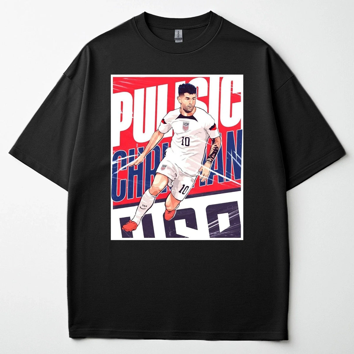 Christian Pulisic Shirt USA Soccer World Cup 2026 Fan Graphic Tee Football Gift Unisex