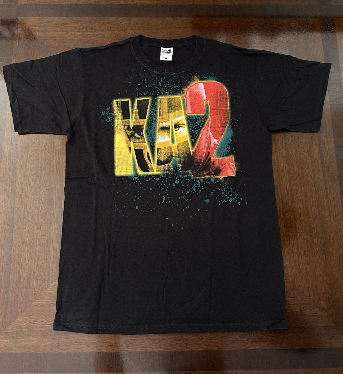 Kick Ass 2 (KA 2 Logo) Movie Promo Tee Anvil Tag Black Adult Size Medium Unisex