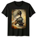 Vintage Steam Train Transportation Graphic Mens Womens Railway Engine Unisex