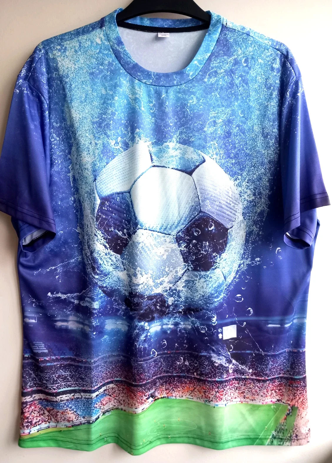 SHORT SLEEVES NEW FOOTBALL SUPPORTERS FANS BREATHABLE POLYESTER SIZE 2XL Unisex