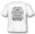 God made a nurse black or white tee Unisex