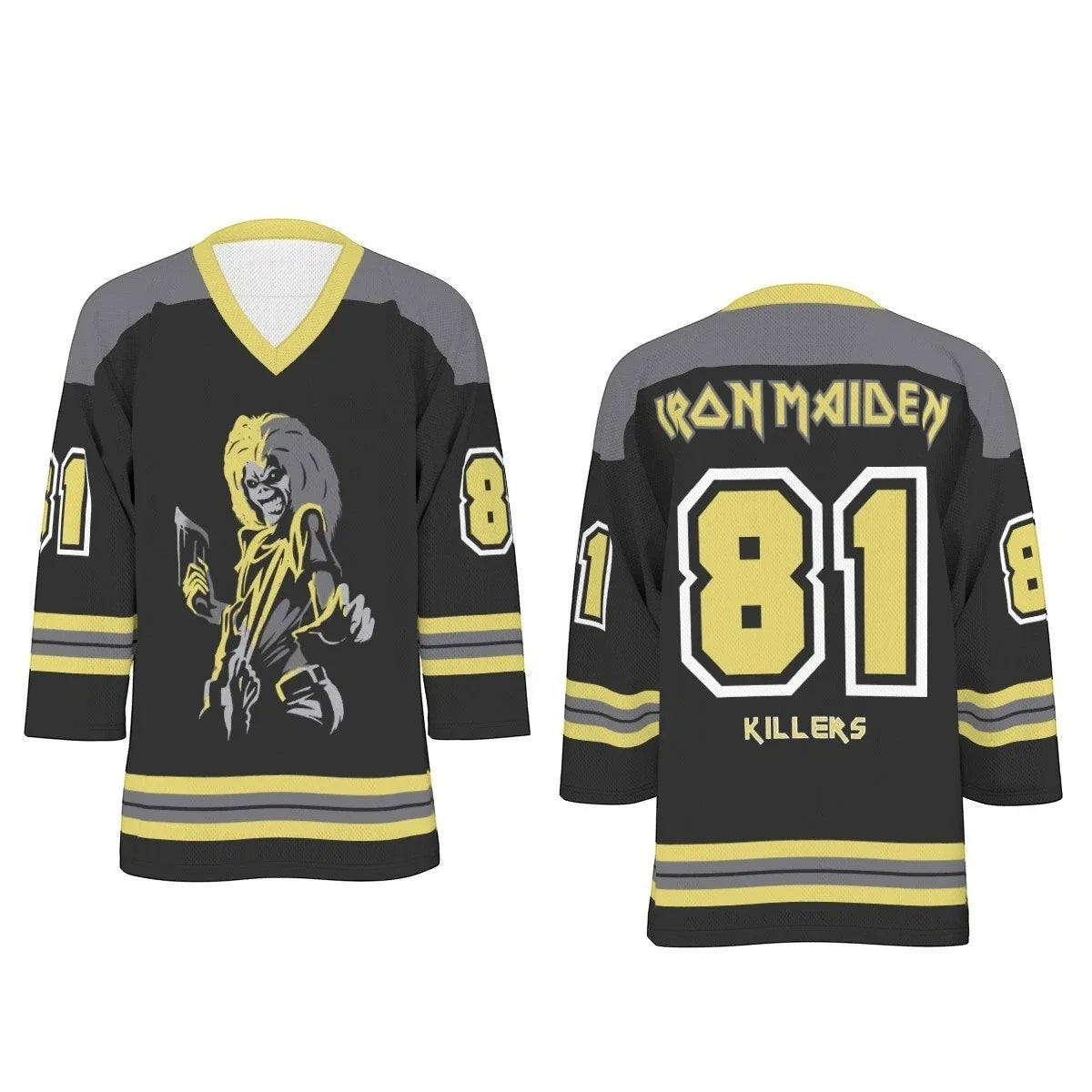 Iron Maiden Unisex V-neck Hockey Jersey Unisex