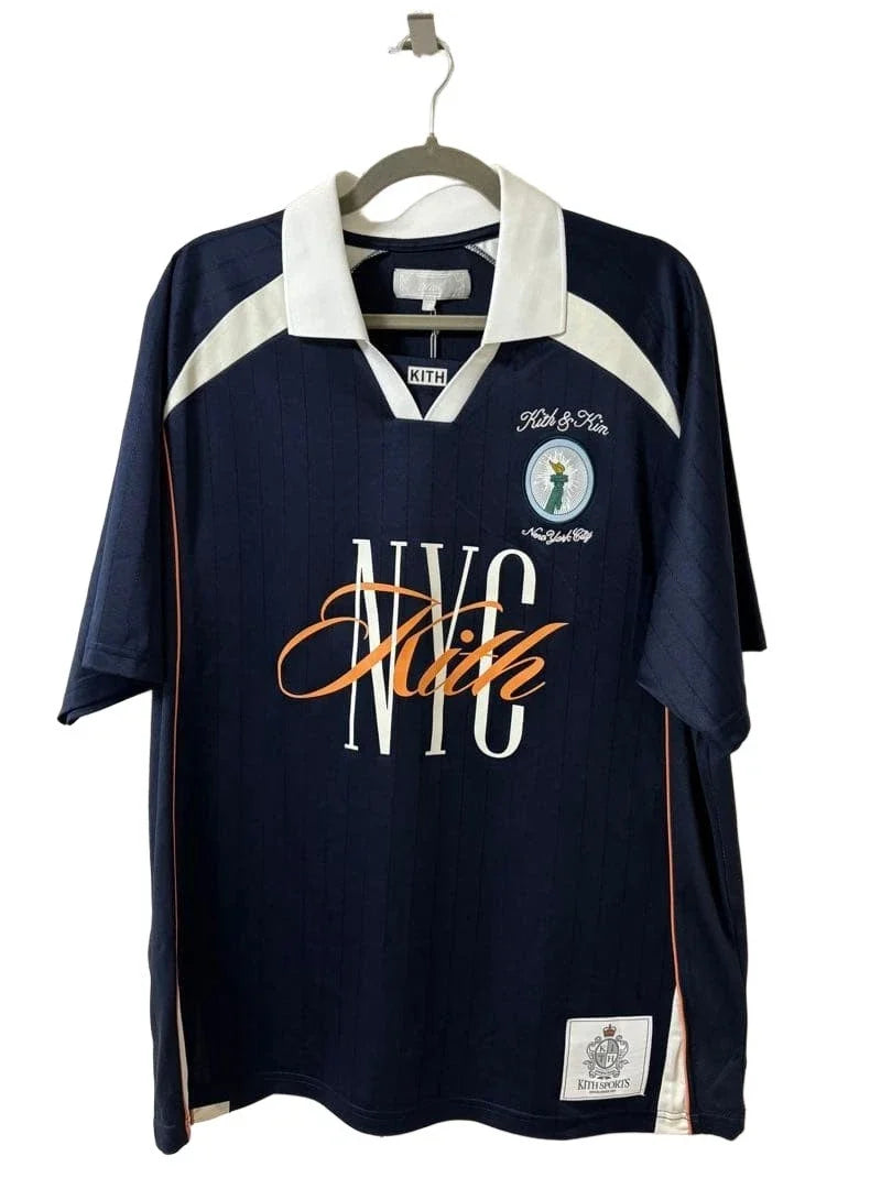 Kith New York Edison Soccer Jersey XL NOCTURNAL Rare NWT Unisex