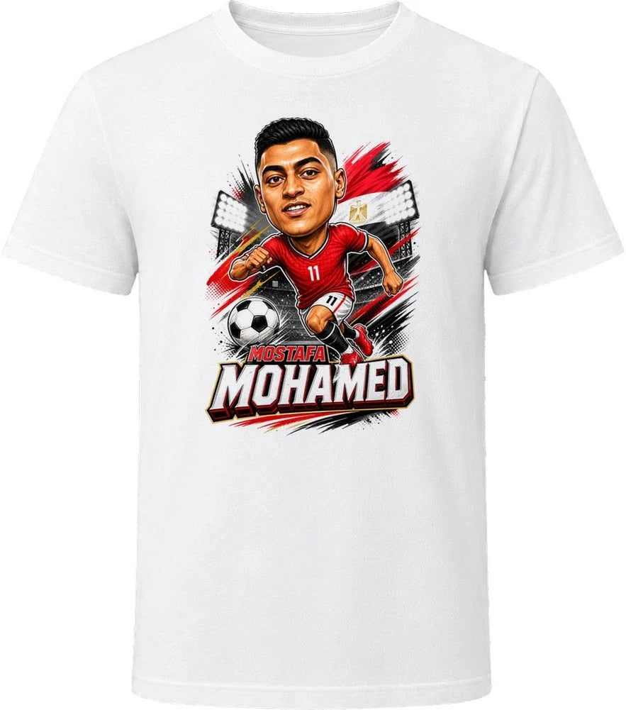 Mostafa Mohamed, Egypt Caricature Soccer 2026 T Shirt Unisex