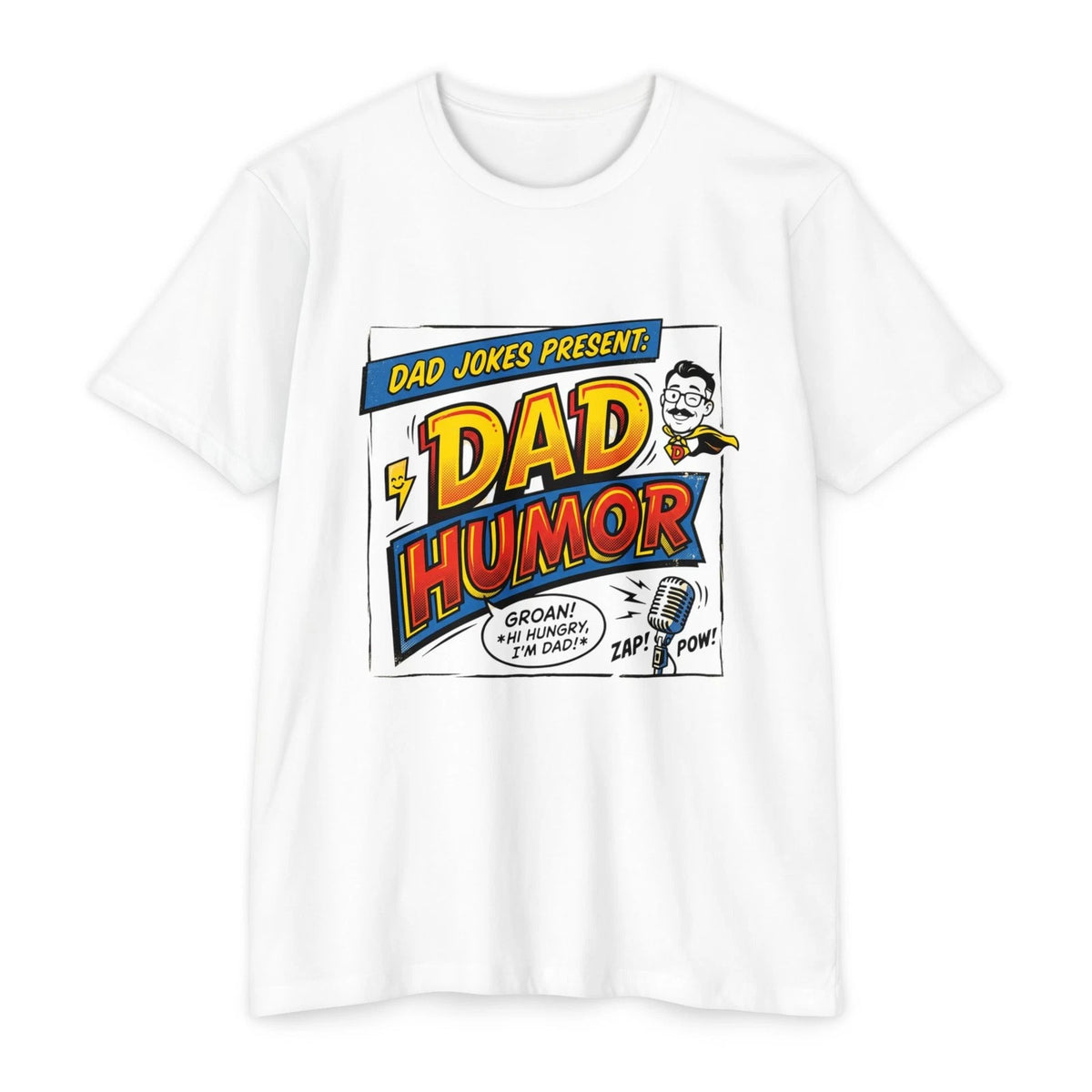 Dad Humor Comic Style T-Shirt | Retro Dad Jokes Tee