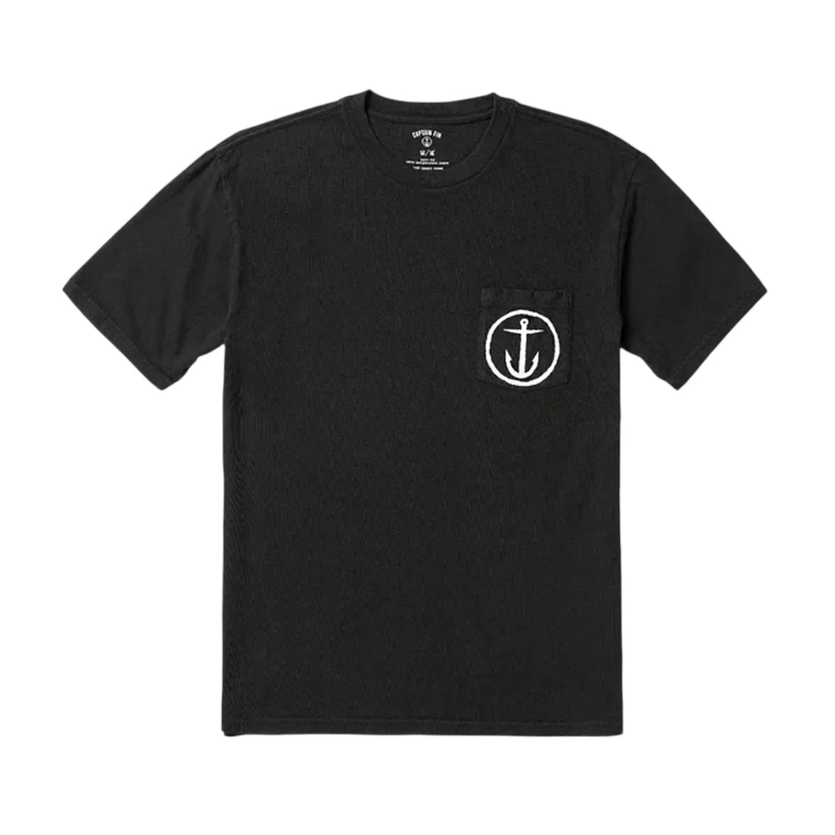 Captain Fin OG Pocket Logo Mens Graphic Print T Shirts Casual Summer Cotton Top Unisex