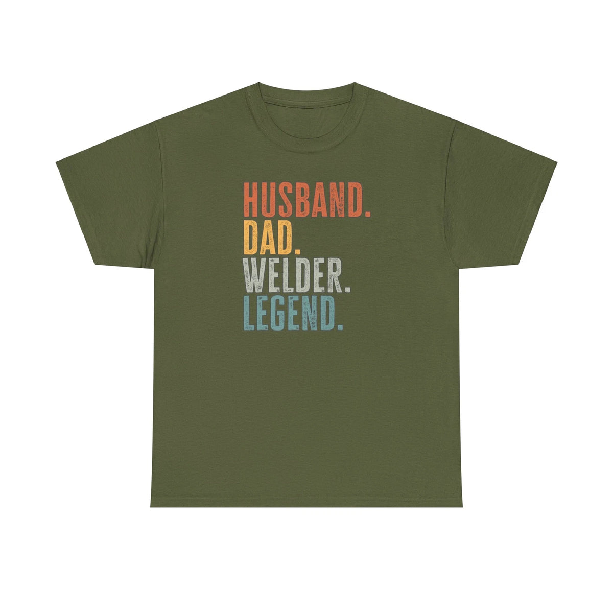 Welder Husband Dad Shirt Gifts Tshirt Tee Crew Neck Short Sleeve