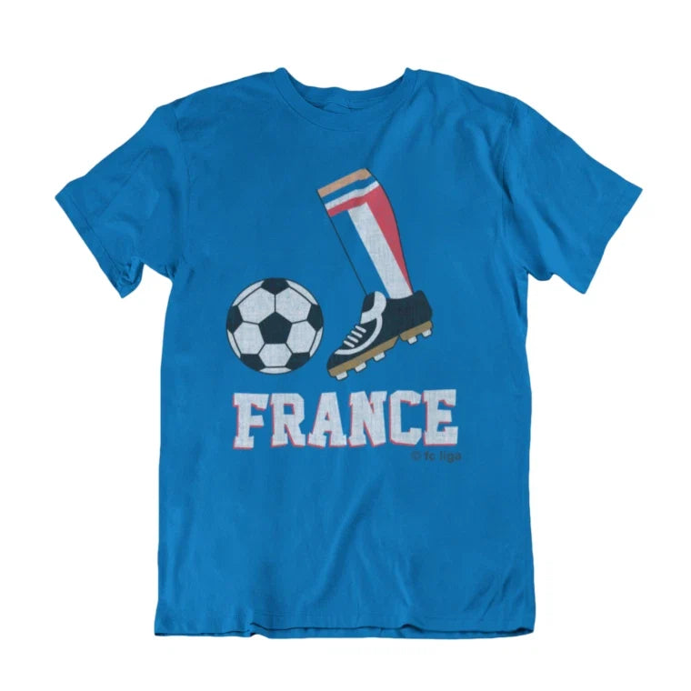 Adult or Kids FRANCE FOOTBALL BOOT Top TShirt 2026 French Euro Cup World Unisex