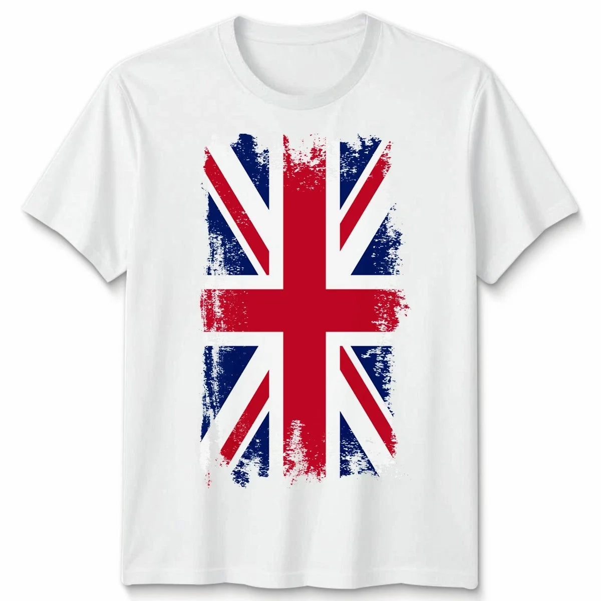 Great Britain Unisex T Shirt Union Jack Grunge Flag Graphic Tee Unisex