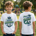 2026 Leavers Football Tee | Personalised Kids School Graduation Unisex