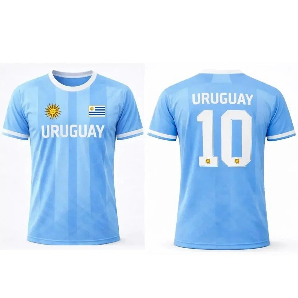 Uruguay Football Unisex Breathable World Cup 2026 Tee Unisex