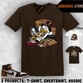 Shirt To Matching AJ 1 High Love Letter Match Sneaker Tee Uncle Duck T-Shirt