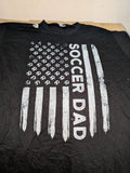 Soccer dad 3xl black shirt Unisex