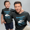 Daddy and Son Matching Friends for Life Family Present Father's Day Gift Unisex