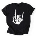 Skeleton Hand Rock And Roll Halloween Unisex T-Shirt
