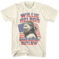 Willie Nelson American Outlaw Men's T Shirt Outlaw Country Music Merch Unisex