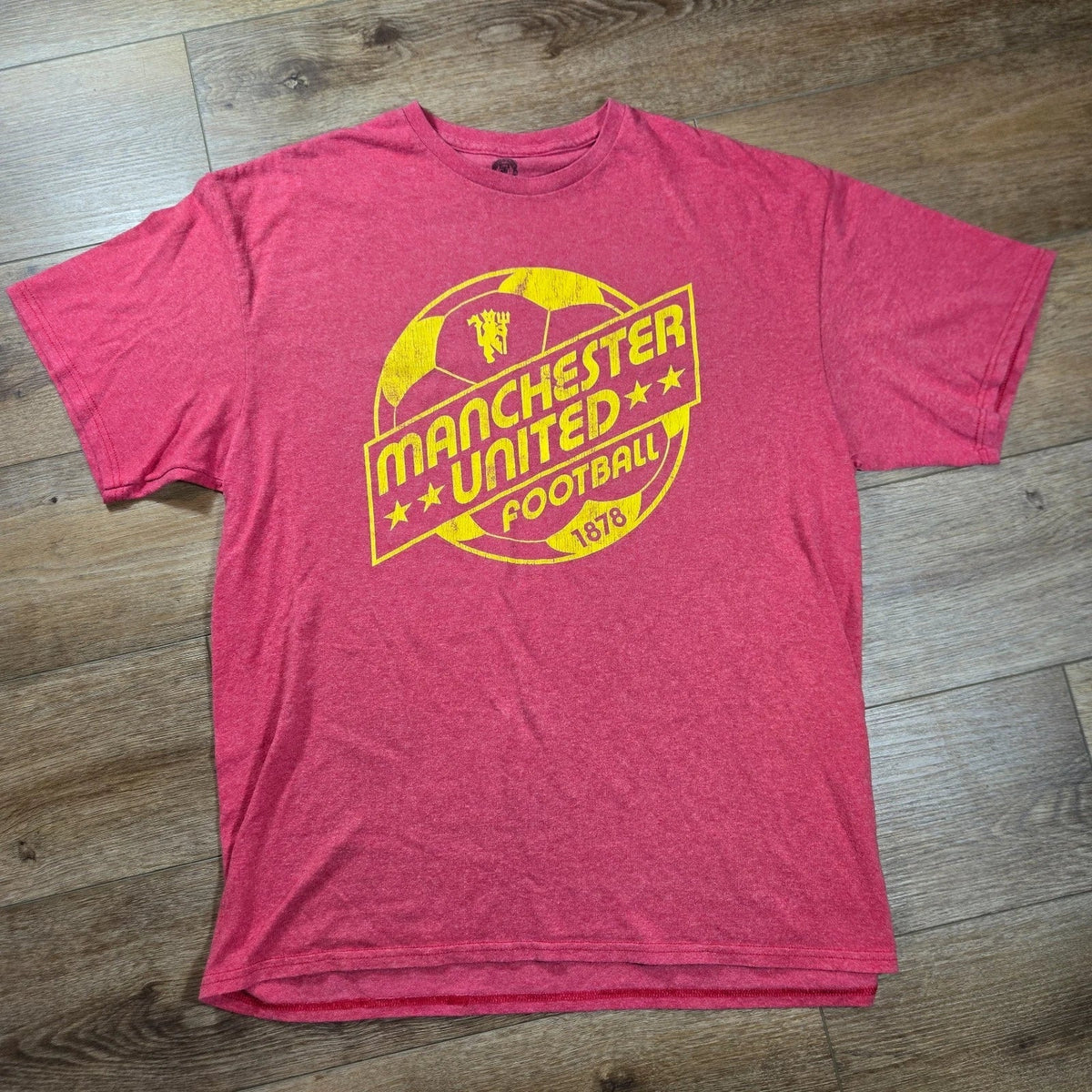 Manchester United 1879 Shirt Mens XL Red Official Soccer Football Fan Tee Unisex
