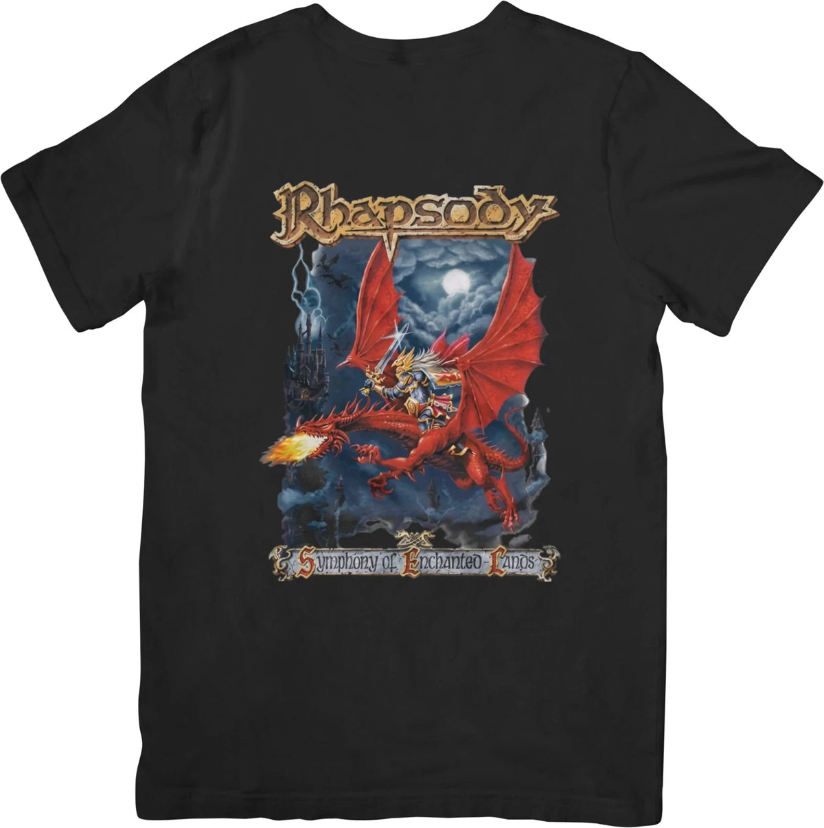 Rhapsody of fire Vintage Retro Fit for Men & Women Quality Cotton s Unisex
