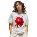 Red Peony Shirt | Floral Tee | Bold Floral Graphic Tee | Gift for Her Unisex