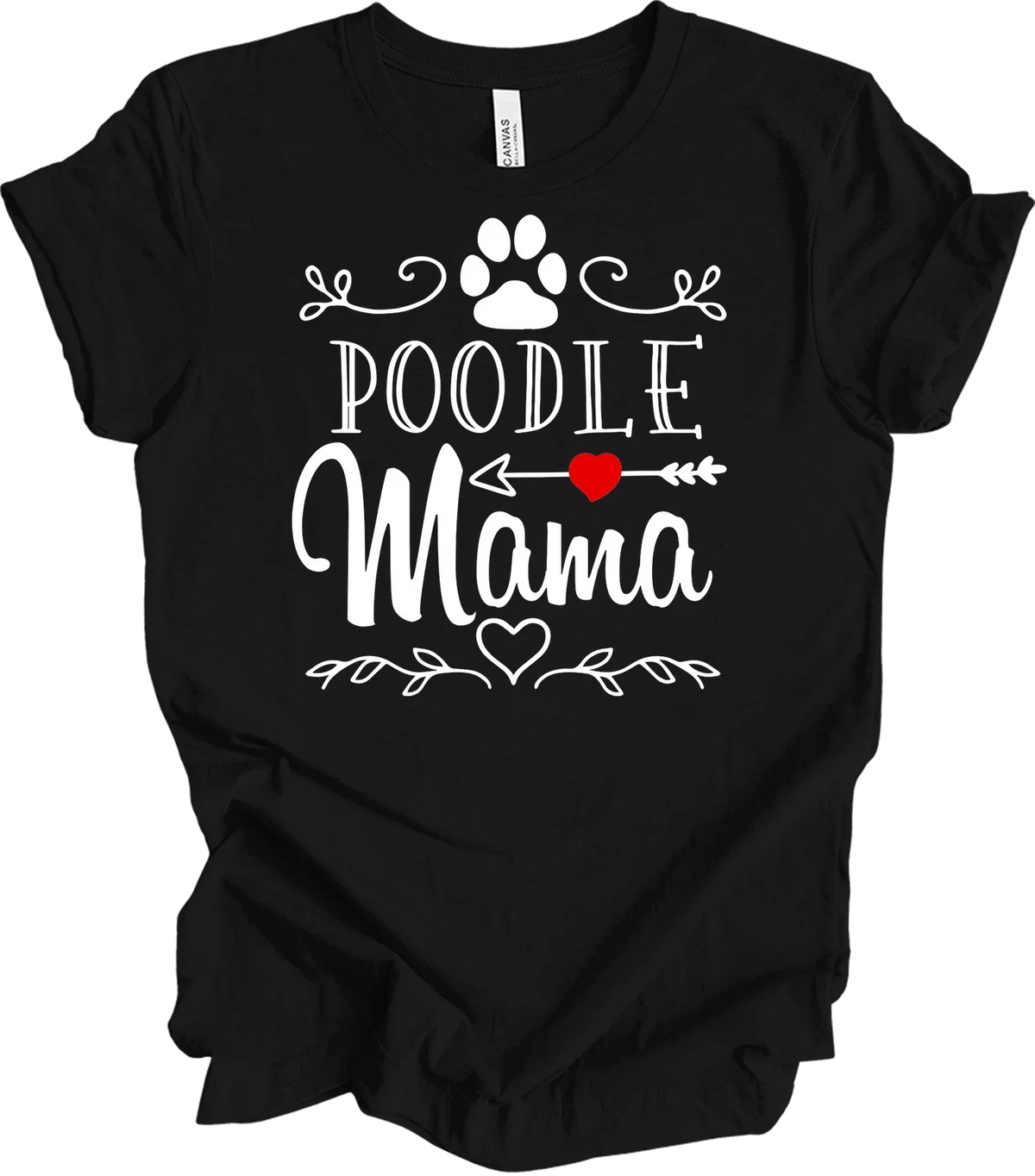 Poodle Mama T Shirt Dog Mom Gift for Poodle Lover Women Dog Mama Shirt Unisex