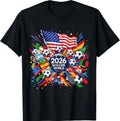 2026 Soccer World USA Flag Burst Fan Unisex