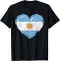 Argentina Flag Heart Soccer Football Supporter Unisex