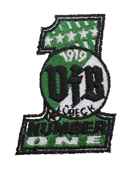 VfB Lübeck patch football Bundesliga small logo number one #02 Unisex