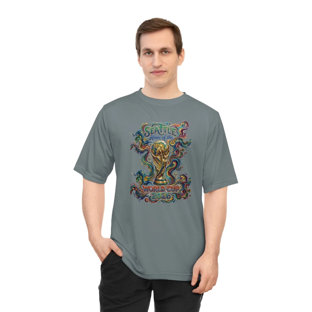 Seattle World Cup Trophy shirt | Vintage Soccer Illustration Unisex
