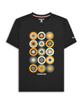 Lambretta Mens Black MOD Target Design Smart Classic Retro Unisex