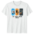 Eat Sleep Soccer Repeat Mens Soccer Training Soccer Birthday Gift Unisex