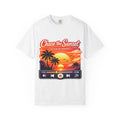 Chase the Sunset music player graphic T-Shirt | Palm Tree Sunset Tee