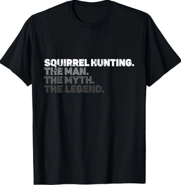 Squirrel Hunting Season Squirel Funny Vintage Hunter T-Shirt
