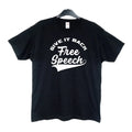 Free Speech Black Size XL Right Wing Politics UK Rally Unite The Kingdom Unisex