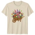 Floral Wheelbarrow Womens Gardening Mothers Day Gift For Her Unisex