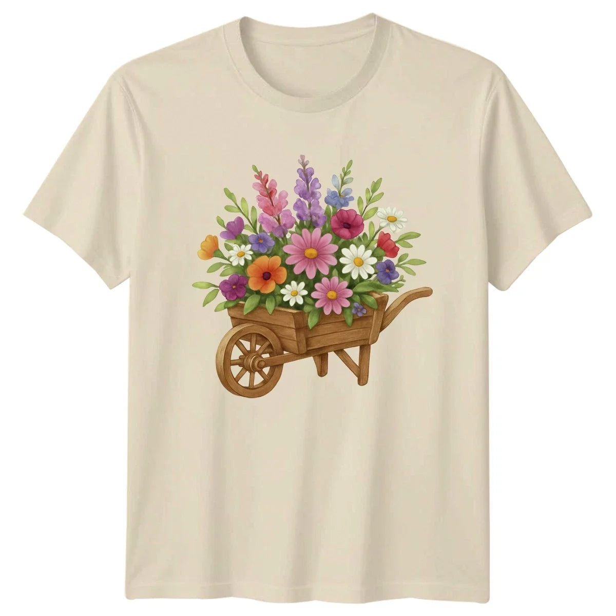 Floral Wheelbarrow Womens Gardening Mothers Day Gift For Her Unisex
