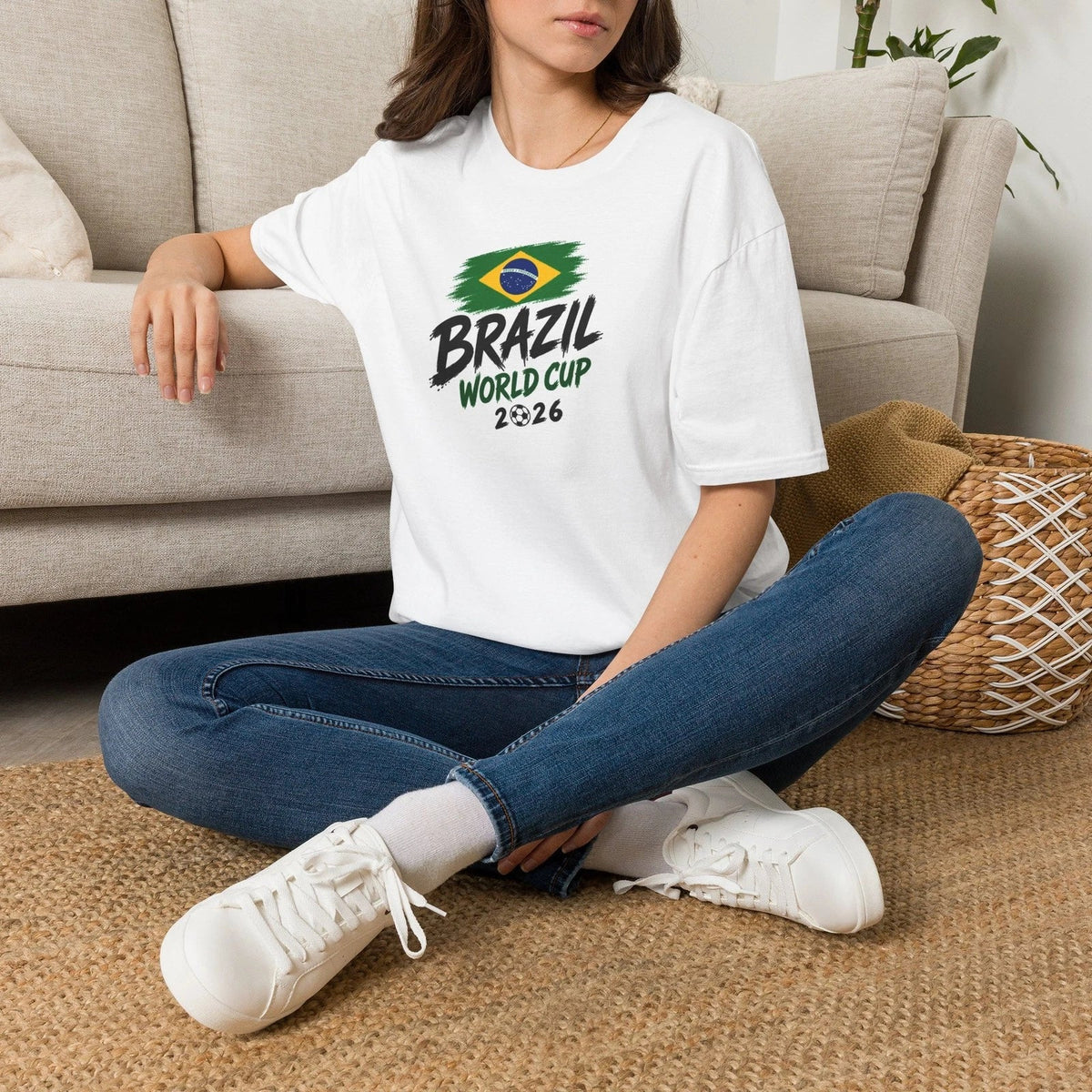 Brazil World Cup 2026 | Brazilian Flag Soccer Tee Unisex